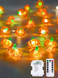 4 Pack 100 LED Fairy Lights Battery Operated with Remote, 33FT Waterproof Twinkle Lights with Timer & 8 Modes, Fairy String Light Outdoor Indoor for Bedroom Classroom DIY Christmas Decor (Warm White)