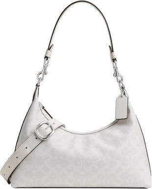 Coated Canvas Signature Juliet Shoulder Bag