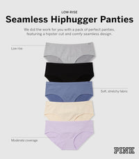 Victoria's Secret PINK Women's Seamless Hipster Underwear, Panties for Women, Spring Basic, (S)