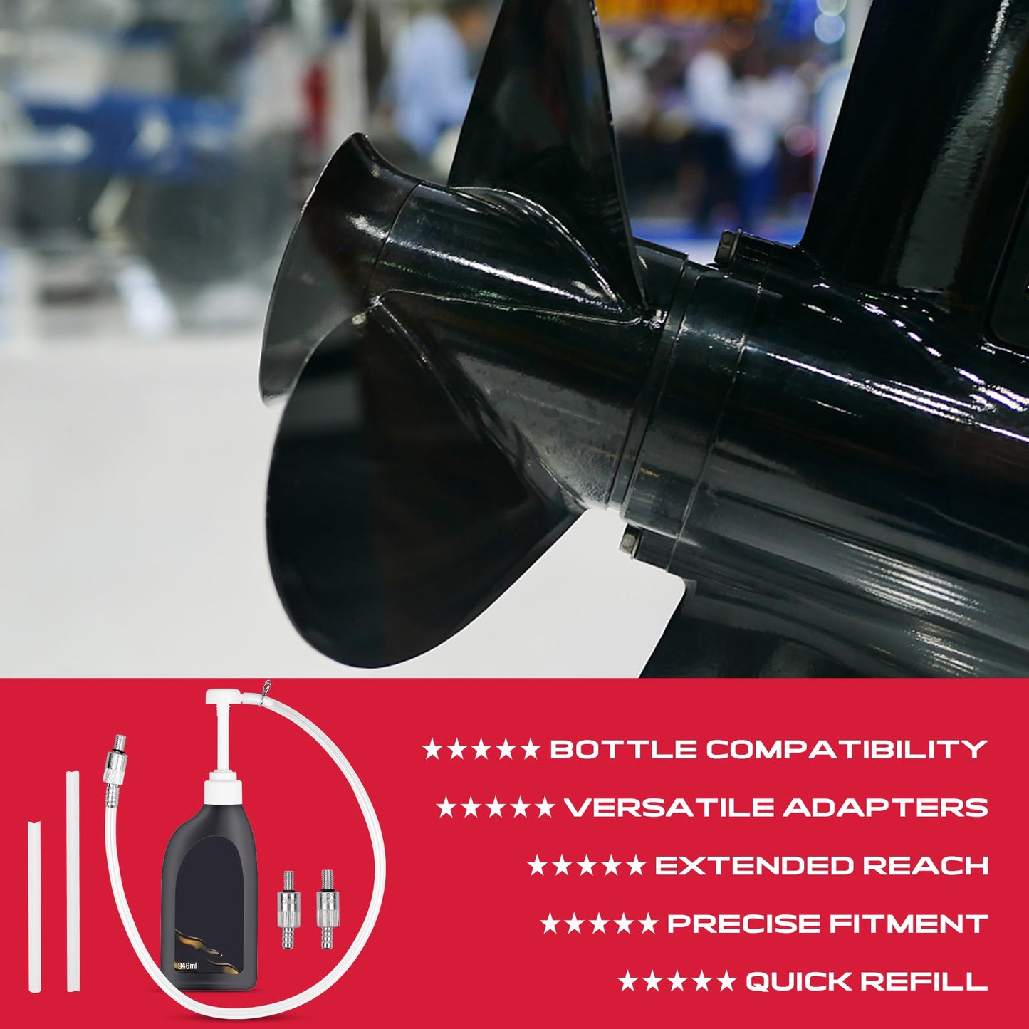 SEDY Lubricant Fluid Transfer Pump,Transmission Fluid Pump,Gear Oil Pump for Gallon Bottles & Wide Mouth Quart Bottles,Differential Fluid Pump,Hand Transfer Gear Oil,Transmission & Differential Fluid