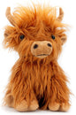 Marysun Microwavable Highland Cow Stuffed Animal - Weighted Stuffed Animal Plush, Heating Pad, Cozy Gift for Girls|Women|Kids|Elderly People