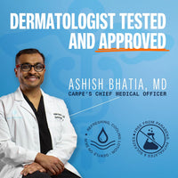 Carpe Sweat Absorbing Hand Lotion, A dermatologist-recommended smooth lotion that helps stop hand sweat, Great for hyperhidrosis (Original Eucalyptus)