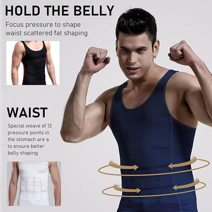Shaperluv for Men, 2025 New Shaperluv Tank 2.0 Mens, Shaper Luv Tank for Men Big and Tall, Male Compression Shirt