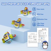 Montessori Toys for 1 Year Old,Sensory Toys for Toddlers 1-3,Baby Travel Activities Busy Board Cube,Fine Motor Skills Educational Toys,Birthday Gift for Kids Aged 6, 9, 10, 12, 18 Months