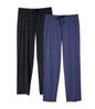 DAVID ARCHY Mens Pajama Pants Bamboo Rayon Lightweight Sleep Bottoms, Breathable Lounge Pants with Pockets Comfy PJs, 2 Pack
