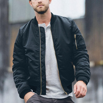 7DAY'S Men's Jackets-Bomber Jacket Fall Winter Warm Windbreaker Full Zip Casual Padded Coats