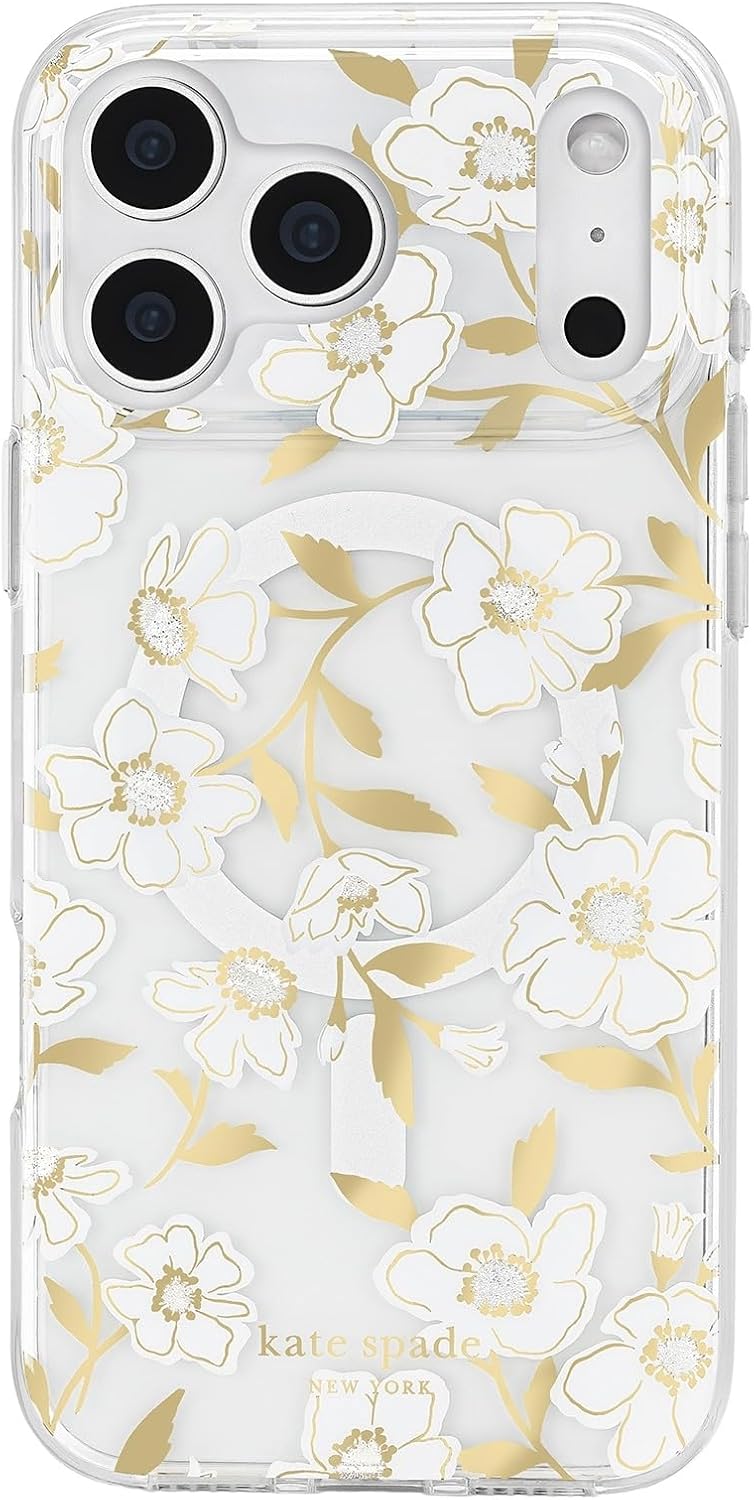 kate spade new york iPhone 17 Pro Max Case - Compatible with MagSafe - Designer Phone Case - Tortoise