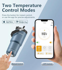 Self-Heating Travel Mug 20oz, Temperature-Controlled Coffee Warmer Mug, Smart Travel Coffee Mug Keep Coffee Drinks Hot, Heated Mug Great for Driver Outdoor Fits Car Cup Holders