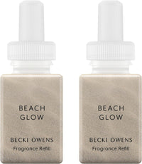 Pura & Becki Owens Home Scent Refill - Smart Home Air Diffuser - Up to 120-Hours of Luxury Fragrance per Refill - Spring & Summer Fragrance - 2 Pack, Coconut Calm