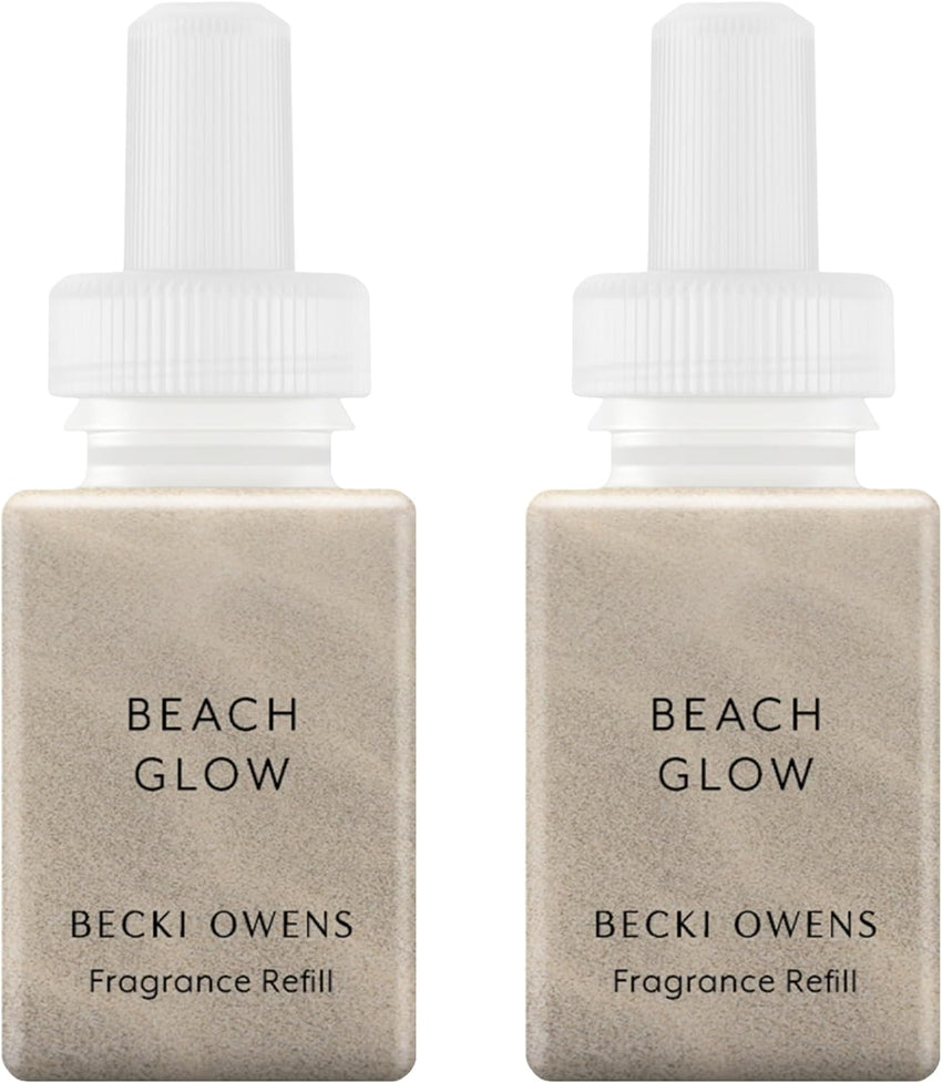 Pura & Becki Owens Home Scent Refill - Smart Home Air Diffuser - Up to 120-Hours of Luxury Fragrance per Refill - Spring & Summer Fragrance - 2 Pack, Coconut Calm