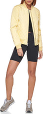 Levi's Women's Diamond Quilted Bomber Jacket With Front Pockets - Regular & Plus Sizes