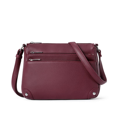 WESTBRONCO Crossbody Bags for Women, Medium Size Shoulder Handbags, Satchel Purse with Multi Zipper Pocket