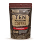 Skinny Instant Mushroom Coffee (60 Servings) Mental Focus Plus Diet Support - Turkey Tail, Maitake, Shiitake & Turmeric, Mixed With Gourmet 100% Arabica Medium Roast Instant Coffee
