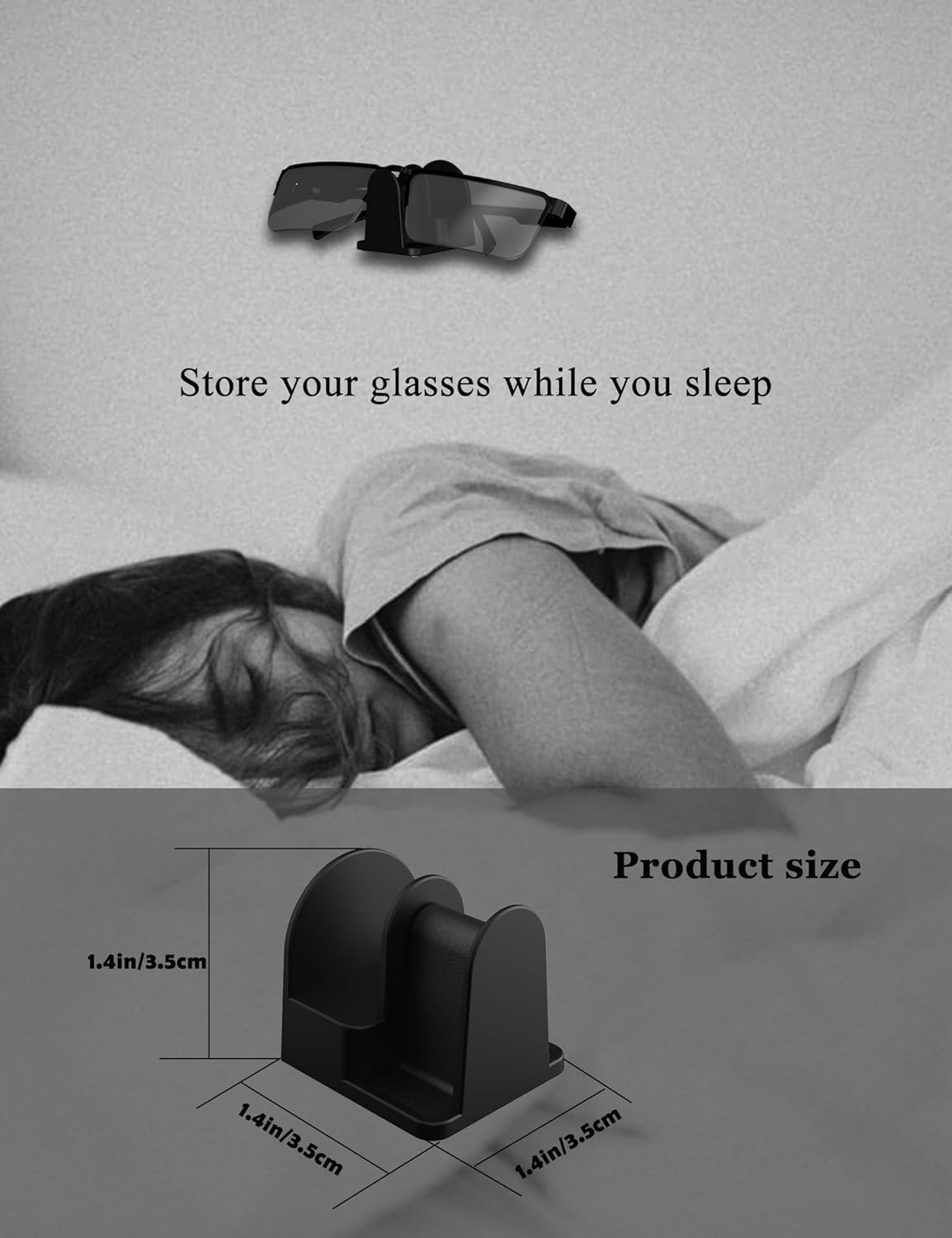 Eyeglass Holder Stand Glasses Wall mount sunglass storage organizer Compatible with Car Sunglass Holder (2Pack)