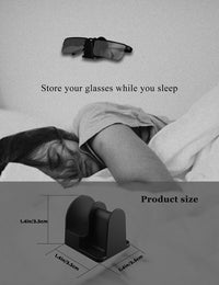 Eyeglass Holder Stand Glasses Wall mount sunglass storage organizer Compatible with Car Sunglass Holder (2Pack)