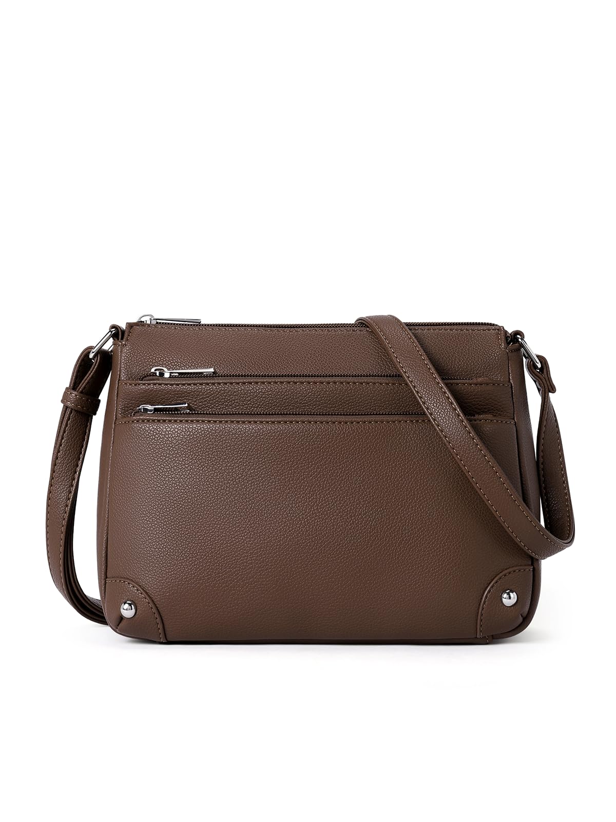 WESTBRONCO Crossbody Bags for Women, Medium Size Shoulder Handbags, Satchel Purse with Multi Zipper Pocket