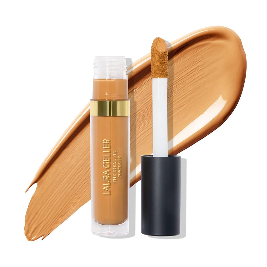 LAURA GELLER NEW YORK The Ideal Fix Concealer - Light - Buildable Medium to Full Coverage Liquid Concealer - Covers Under Eye Dark Circles & Blemishes - Long-Lasting