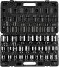 VEVOR Impact Socket Set 3/4 Inches 29 Piece Impact Sockets, 6-Point Sockets, Rugged Construction, CR-M0, 3/4 Inches Drive Socket Set Impact SAE 3/4 inch - 2-1/2 inch, with a Storage Cage