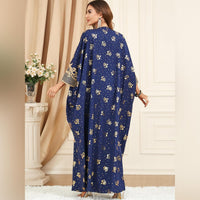 Embroidered Abaya Kaftans for Women Modern Elegant Dubai Moroccan Dubai Kaftan Dresses Abaya for Women Muslim Dress