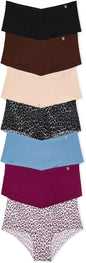 Victoria's Secret Women's No Show Cheeky Underwear, Minimal Coverage Panties for Women, Multi Pack (XS-XXL)