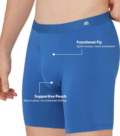 DAVID ARCHY Men's Ultra Soft Underwear Micro Modal Breathable Moisture Wicking Seamless Underwear for Men Multipack