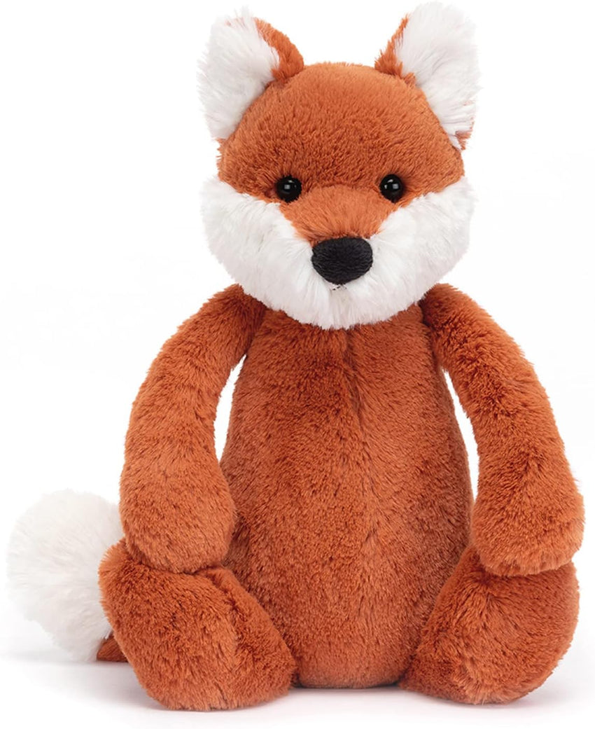 Jellycat Bashful Fox Cub Stuffed Animal, Medium 12 inches - Woodland Plush Toy - Classic Children's Gift