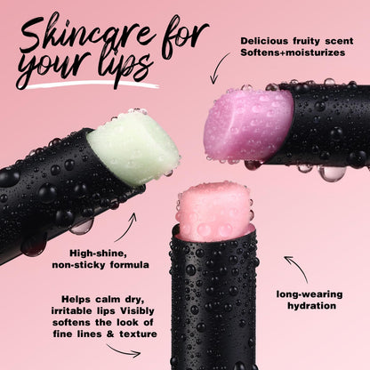 Jolilab Tinted LipBalm Color Change Silky Texture Fruit Flavoured for Lip Long Lasting Taste Waterproof Moisturizing Hydrating Lip Make-up for for Women and Girls