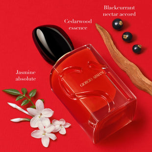 Armani Beauty - Sì Passione - Eau de Parfum - Vanilla Perfume for Women - Floral Citrus Fragrance - Blackcurrant Nectar, Damascena Rose, Black Tea Notes