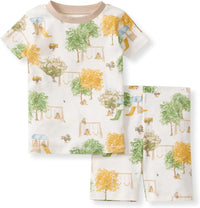 Burt's Bees Baby Girls' Pajamas, 2-Piece Long Sleeve Tee and Pants Organic Cotton PJ Set