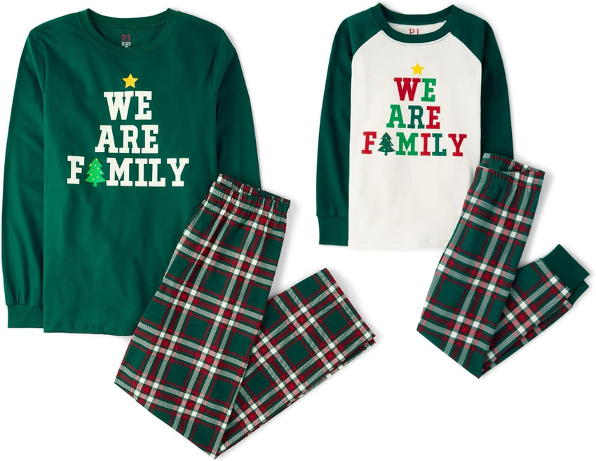 The Children's Place Family Matching, Christmas and Holiday Pajama Sets, Cotton