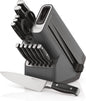 Ninja K32017 Foodi NeverDull Premium Knife System, 17 Piece Knife Block Set with Built-in Sharpener, German Stainless Steel Knives, Black