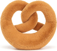 Jellycat Amuseables Pretzel Stuffed Toy, 7 inches - Food Plush - Fun Gift Idea