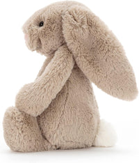 Jellycat Bashful Beige Bunny Stuffed Animal, Medium 12 inches - Rabbit and Bunny Plush Toy - Classic Children's Gift