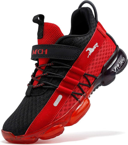 JMFCHI Boys Girls Kids' Sneakers Knitted Mesh Sports Shoes Breathable Lightweight Running Shoes for Kids Fashion Athletic Casual Shoes