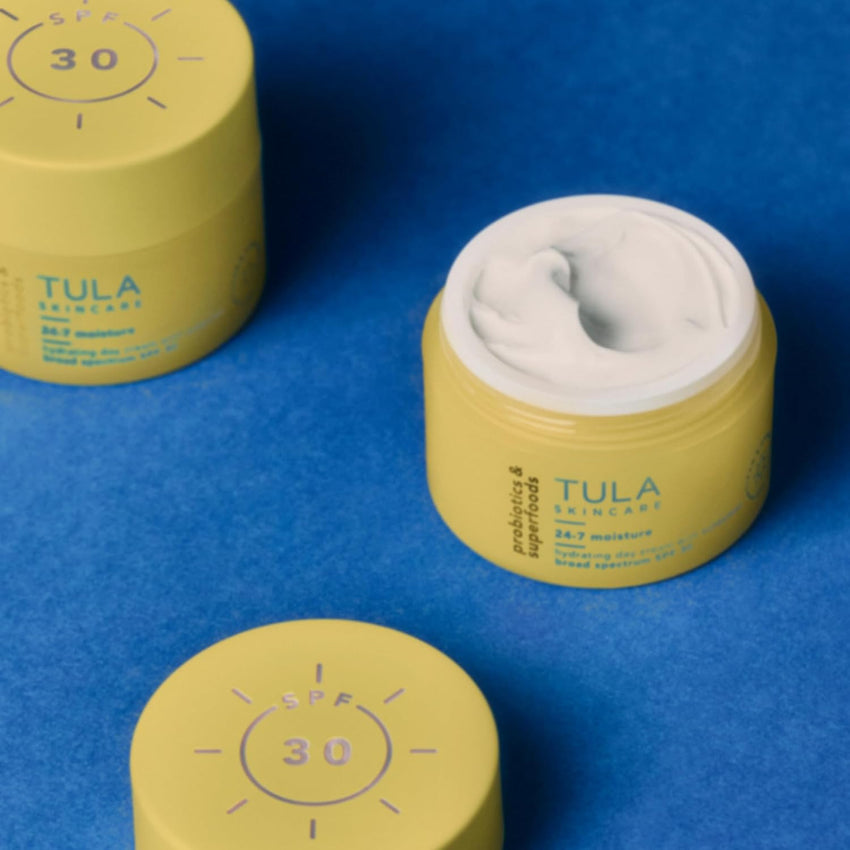 TULA Skin Care 24-7 Hydrating Day Cream SPF - Anti-Aging Moisturizer for Face with SPF 30, Contains Watermelon & Blueberry Extract, 1.5 oz.