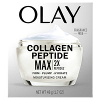 Olay Collagen Peptide Face Moisturizer, Firming Cream for Women, Fragrance-Free, Non-Greasy - Hydrating, Anti-Aging, Anti-Wrinkle, Smoothing of Fine Lines, Tightening Skin Care - Niacinamide, 1.7 Oz