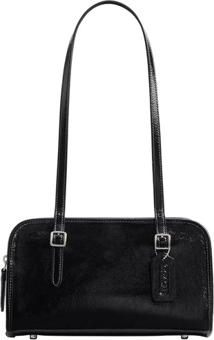 COACH The Originals Crinkle Patent Leather Swing Zip