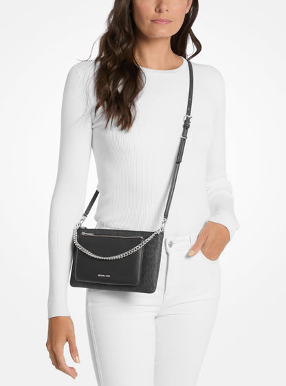 Michael Kors Jet Set Medium Pocket Convertible Crossbody Bag