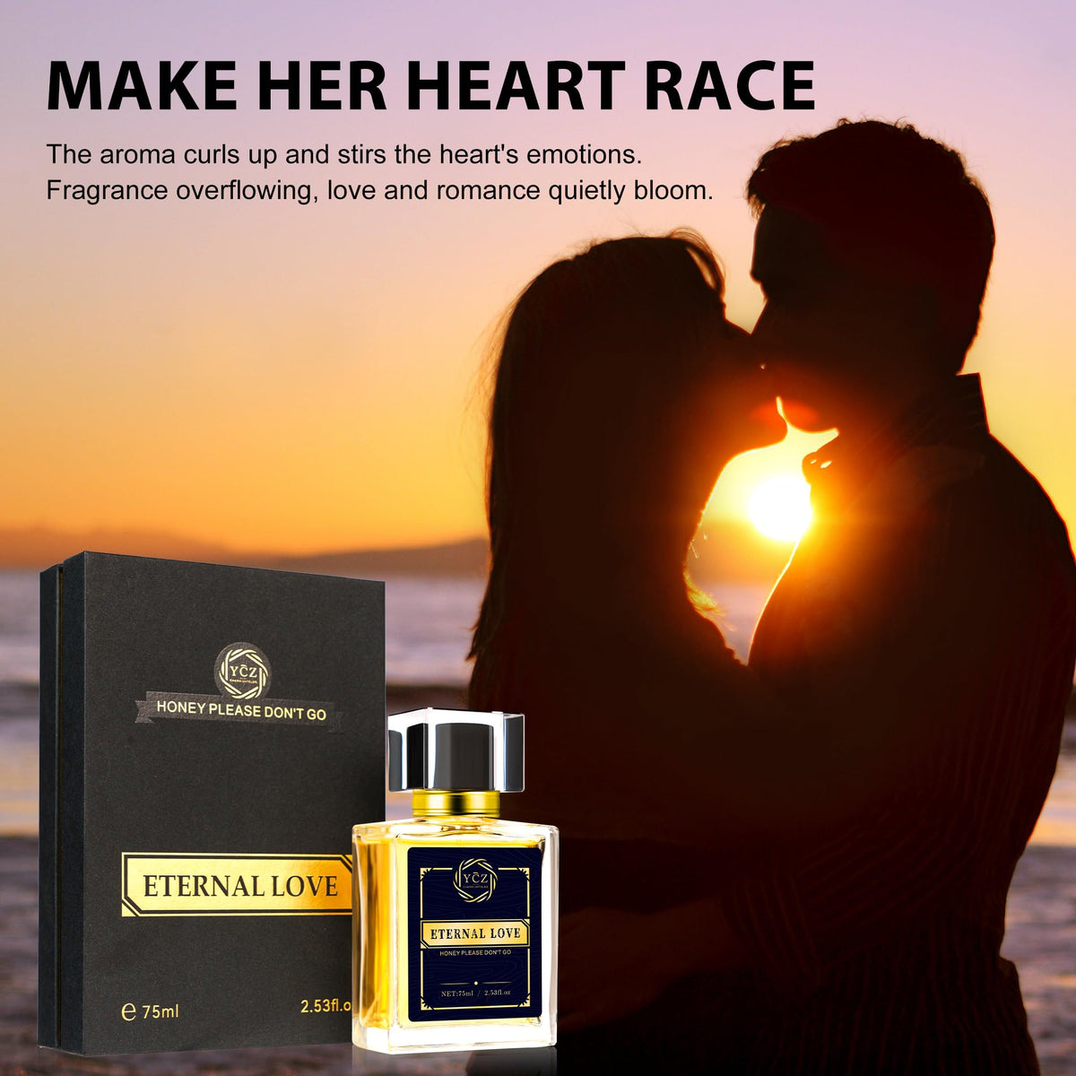 Ycz Midnight Marine Eau de Parfum for Men, 1.7 Fl Oz (50 mL), Long-Lasting Cologne, Fresh Marine & Woody Fragrance with Grapefruit, Ginger and Cedar Notes for Daily Wear, Date Night and Gifts