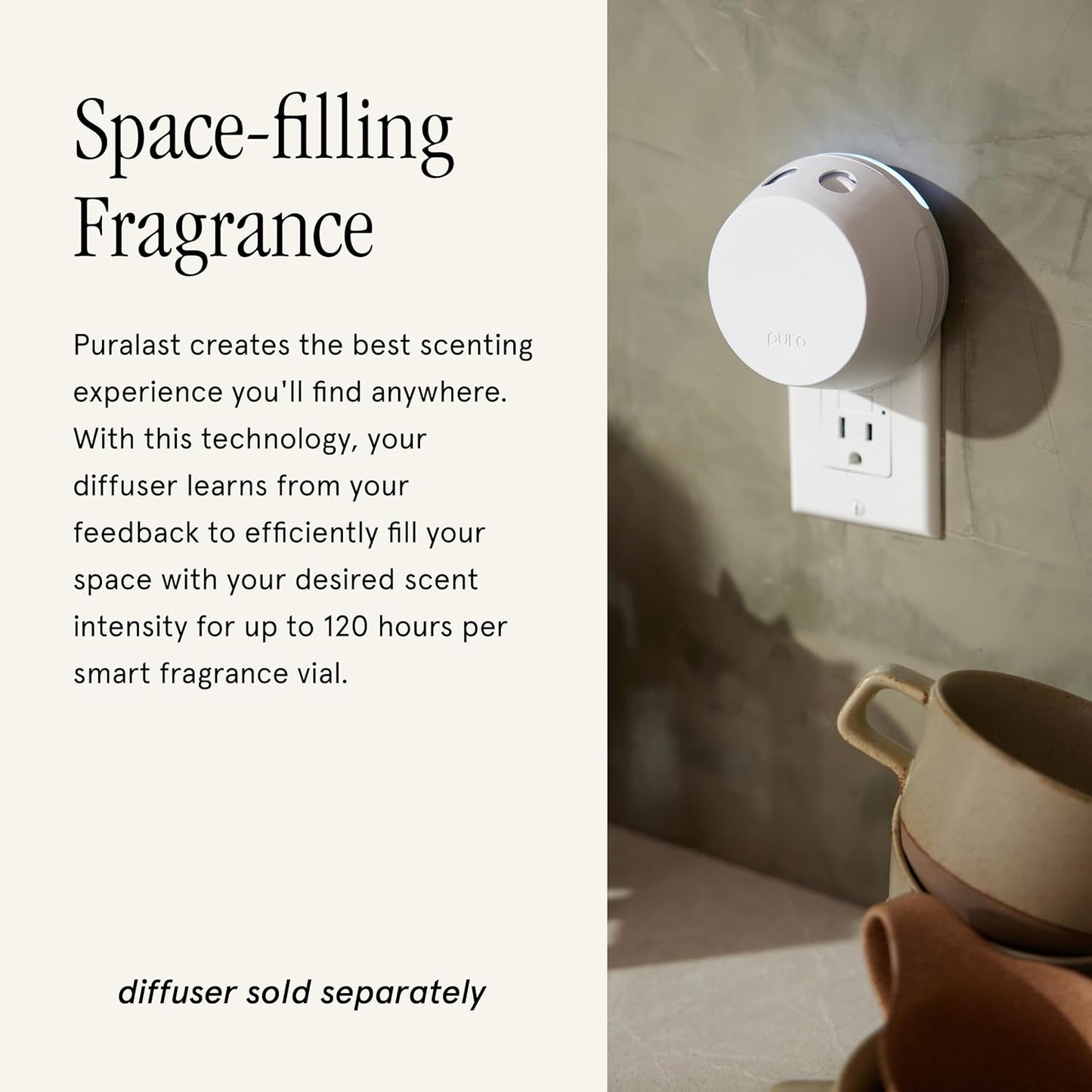 Pura & Simplicity Home Scent Refill - Smart Air Diffuser - Up to 120-Hours of Luxury Fragrance per Refill - Home Essential - Clean & Safe Diffuser Fragrance - 2 Pack, Apple