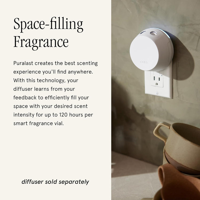 Pura & Simplicity Home Scent Refill - Smart Air Diffuser - Up to 120-Hours of Luxury Fragrance per Refill - Home Essential - Clean & Safe Diffuser Fragrance - 2 Pack, Apple