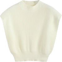 CIDER Women's Casual Sleeveless Knit Vest Sweater Pullover Stylish and Comfortable Plus Size