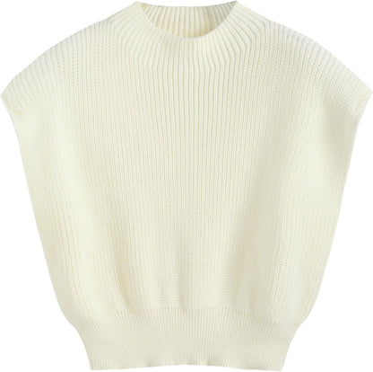 CIDER Women's Casual Sleeveless Knit Vest Sweater Pullover Stylish and Comfortable Plus Size