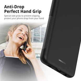 UNBREAKcable Samsung Galaxy S10 Case (6.1 Inch) - Ultra-Thin Frosted TPU Silicone Protective Case for Galaxy S10 [Shockproof & Non-Slip & Anti-Fingerprint] - Black