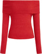 CIDER Women’s Off Shoulder Knitted Long Sleeve Tops Fall Pullover Sweater
