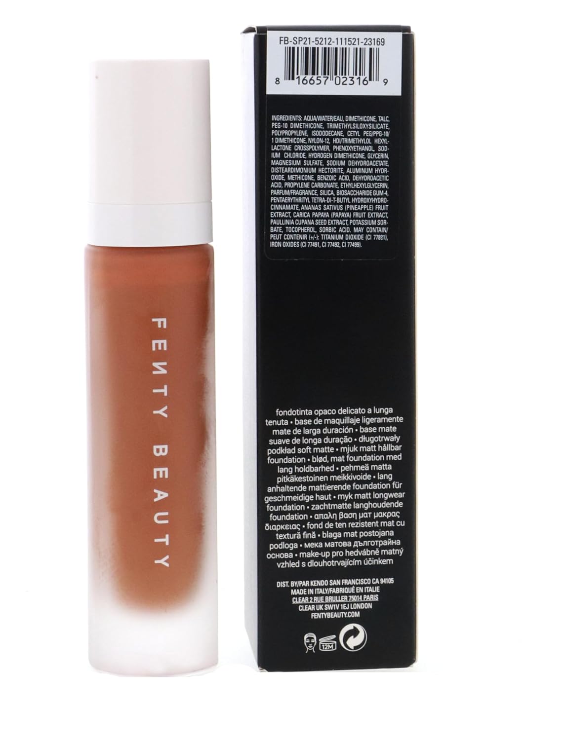 Fenty Beauty by Rihanna Pro Filt’r Soft Matte Longwear Liquid Foundation 450