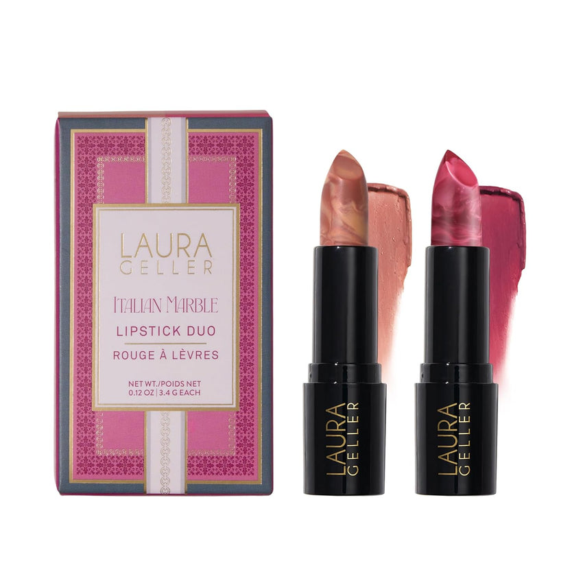 LAURA GELLER NEW YORK Italian Marble Sheer Lipstick - Berry Banana - Hydrating & Lightweight - Vitamin E & Caster Seed Oil - Cream Finish