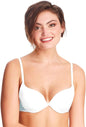 Maidenform Underwire Demi Bra, Best Push-Up Bra with Wonderbra Technology, Smoothing Lace-Trim Bra with Push-Up Cups