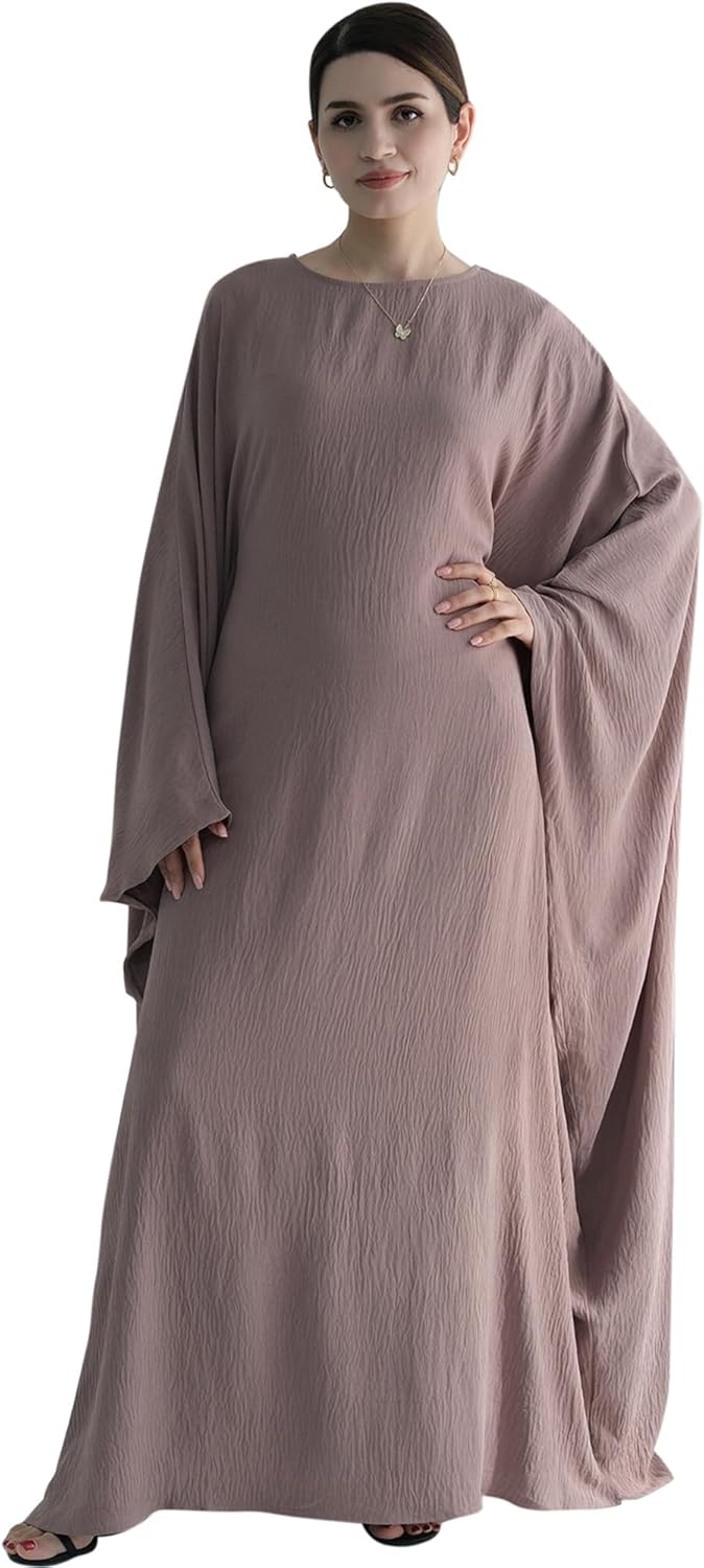 Muslim Prayer Dress Abaya Islamic Ramadan Robe Slightly Elasticity Garment Eid Clothes