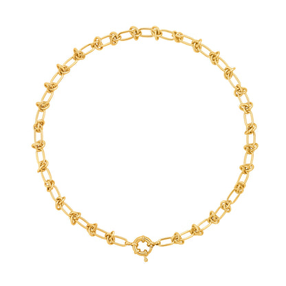 Aobei Pearl 18K Gold Plated Paperclip Chain Choker Satellite Chain Freshwater Cultured Biwa Pearl Pendant Necklace Dainty Turquoise Jewelry for Women